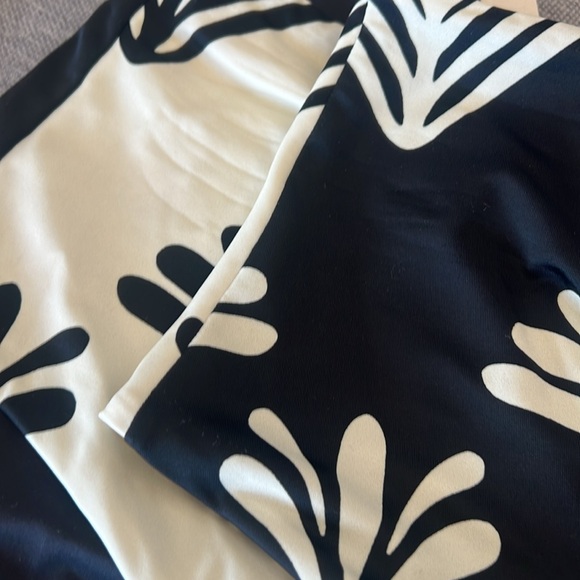 Johanna Ortiz Black and Cream Swimwear - Picture 4 of 6